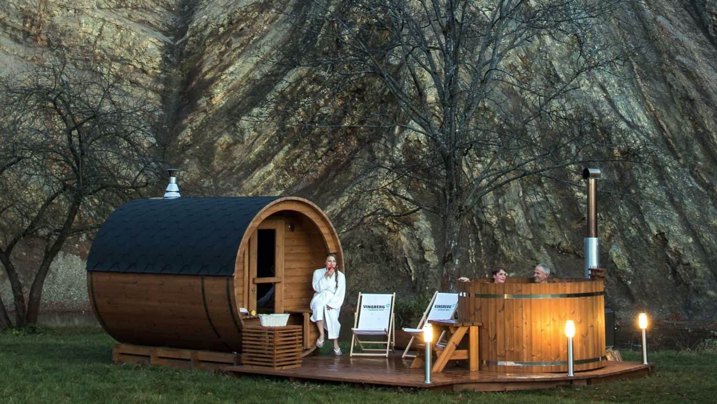 Sauna and jacuzzi at Erjavčeva mountain hut
