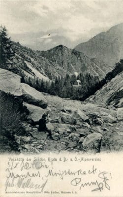 Voshütte - Erjavec Lodge sur Vršič (1905)