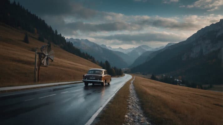 Conditions routières en direct au col de Vršič