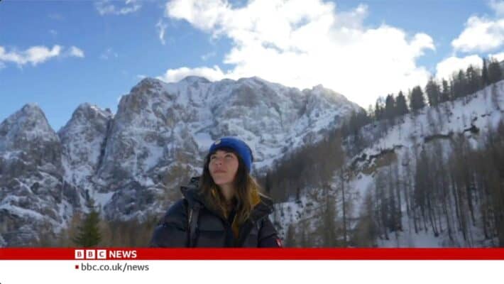 Eva Zu Beck visite des refuges dans les montagnes slovènes