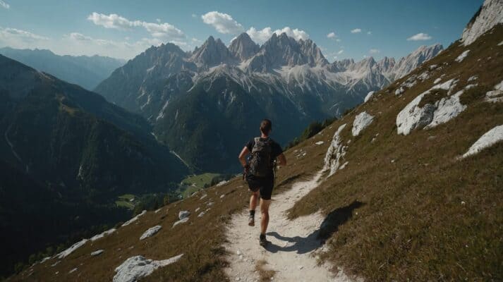 Aventure de course à pied dans les Alpes juliennes